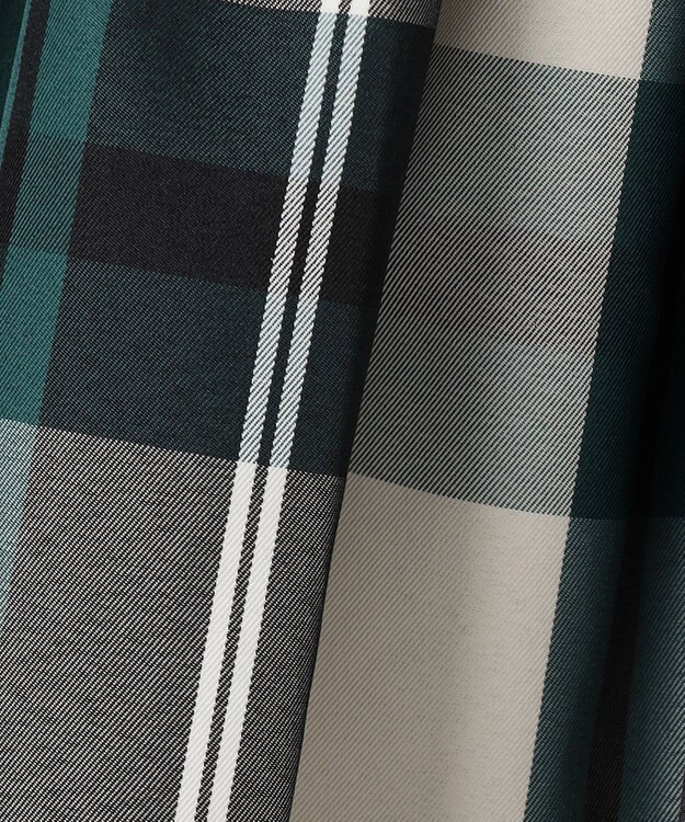 ANY KIDS カラー チェック スカート グリーン系チェック