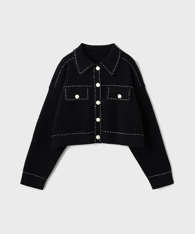 ステッチニットジャケット / GRACE CONTINENTAL | ファッション通販