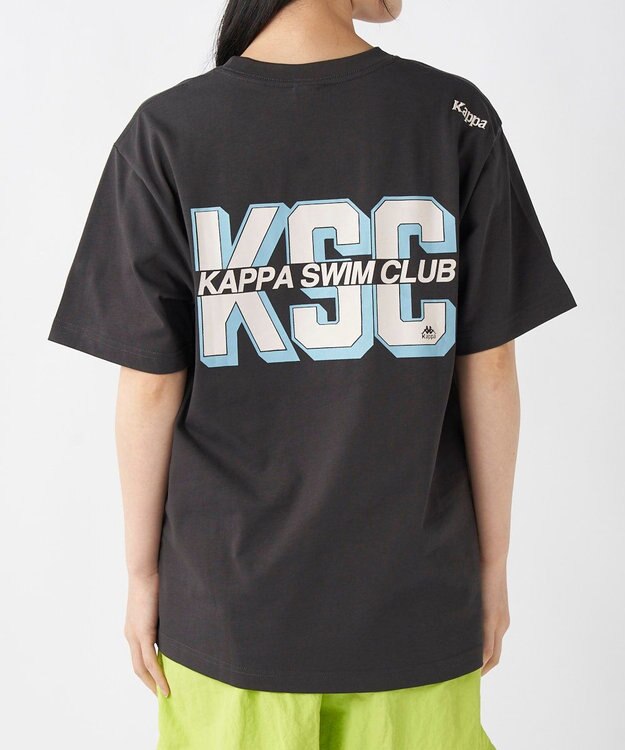 OP／FILA 【Kappa】スイムグラフィック Tシャツ ブラック