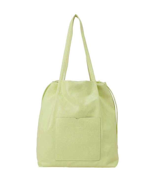 AMERICAN HOLIC ポケットA4トートバッグ Lime Green