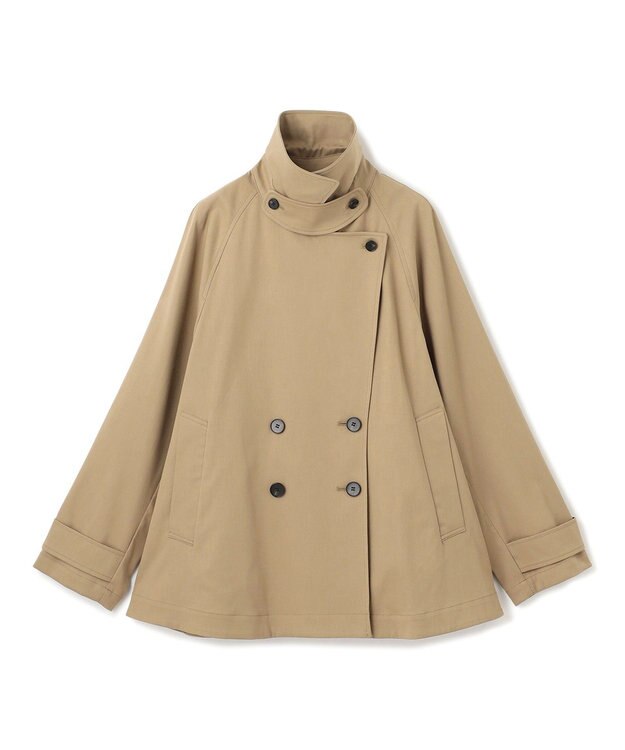 UNFILO ショート トレンチコート キャメル