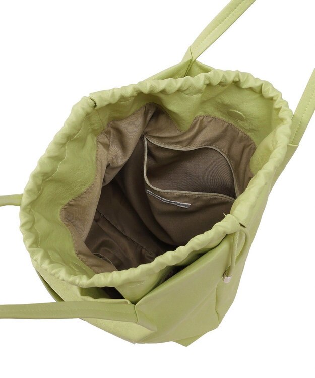 AMERICAN HOLIC ポケットA4トートバッグ Lime Green