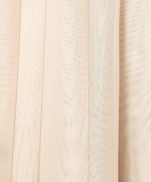 自由区 【Exclusive】シャイニープリーツ スカート ベージュ