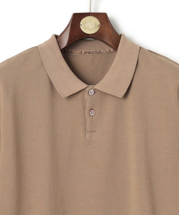 J.PRESS MEN 【WEB限定】カノコポロシャツ ベージュ系
