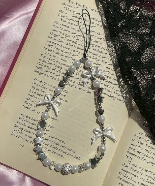 WEGO ビーズストラップキーホルダーH 柄4