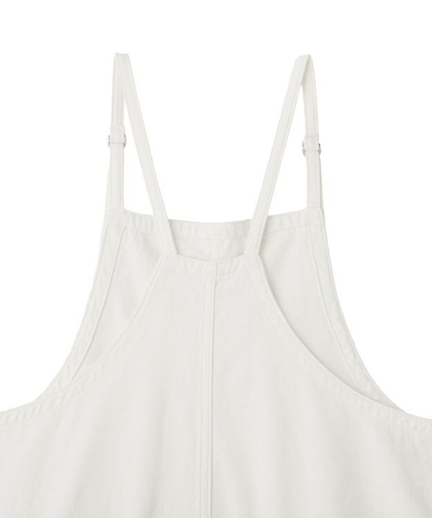 YECCA VECCA 綿麻ツイルサロペット Off White