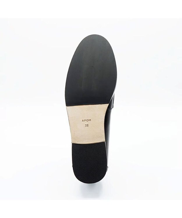 APOM 本革ペニーローファー 25 ブラック
