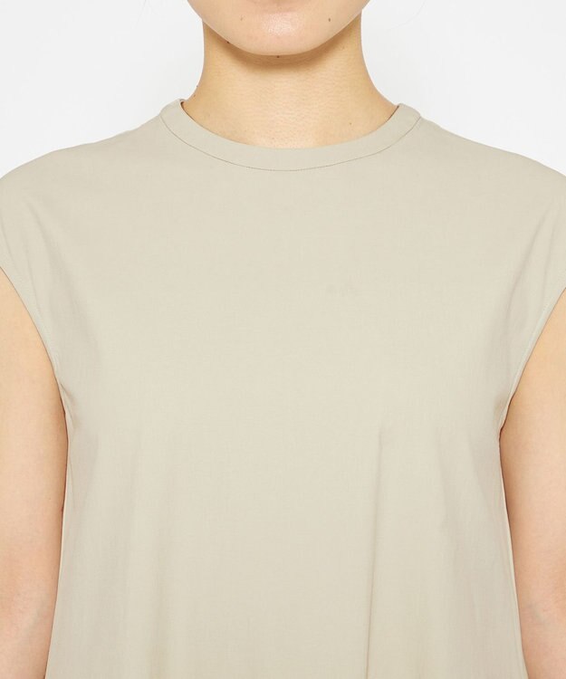 uncrave 【撥水・接触冷感・UVカット・洗濯機洗い可】マルチファンクションナイロン ワンピース（uncrave STANDARD） ライトベージュ