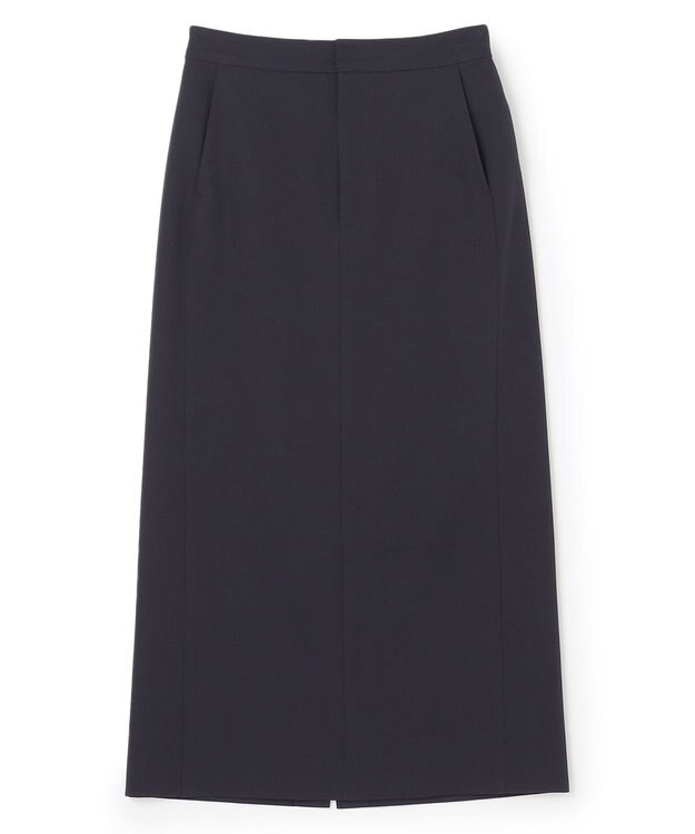 UNFILO イージーチノ Iラインスカート ネイビー