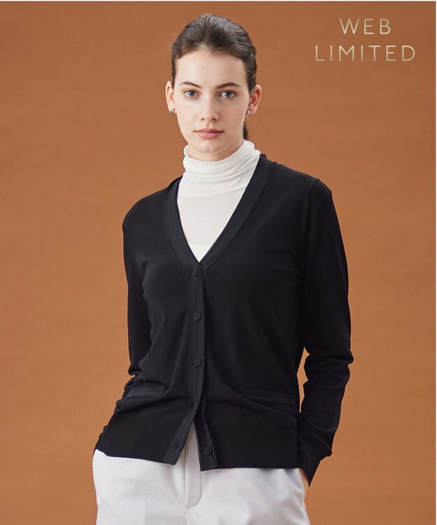 BEIGE， 【WEB限定】KINABALU / ニットカーディガン Black