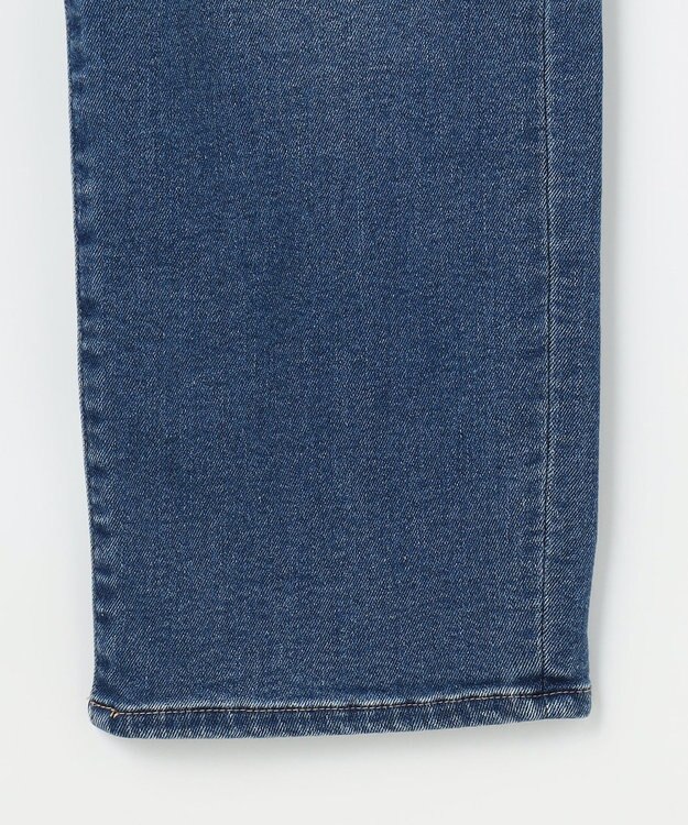 J.PRESS LADIES S 裏起毛ストレッチ デニム パンツ ユーズド系