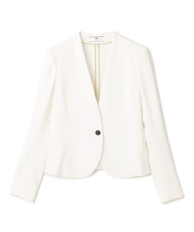 BEIGE， 【S-size】LUIZA / ノーカラージャケット White