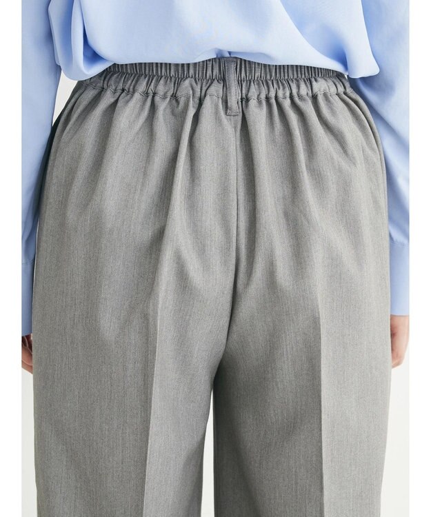 Green Parks パイピングサイドラインワイドパンツ Gray