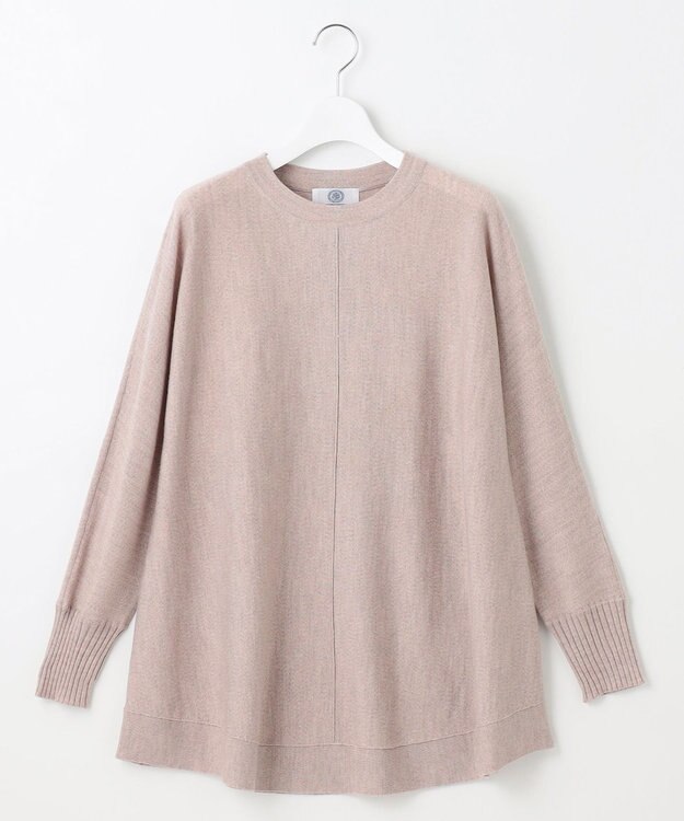 J.PRESS LADIES 【洗える】EASY WOOL チュニック ニット ベージュ系
