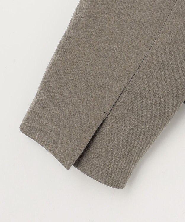 自由区 S 【セットアップ対応】トリアセダブルクロスノーカラー ジャケット モカ