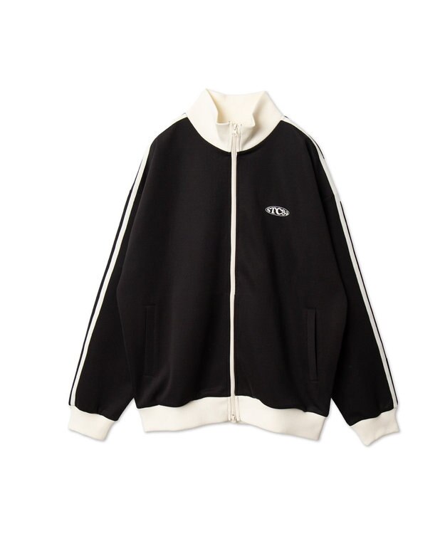 WEGO 【ユニセックス着用ITEM】ライントラックジャケット ブラック