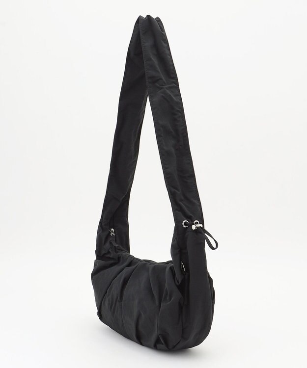 LA BAGAGERIE 【maison vert】 【軽量/多収納】ギャザーワンショルダー　Small ブラック