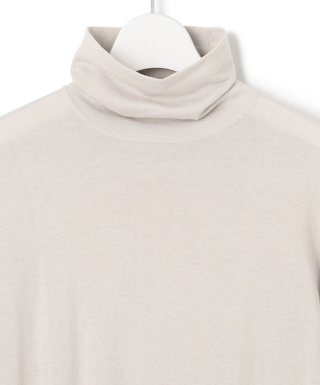 23区 【CLASSY.1月号掲載】スムージーコットン シアー ニット ベージュ系