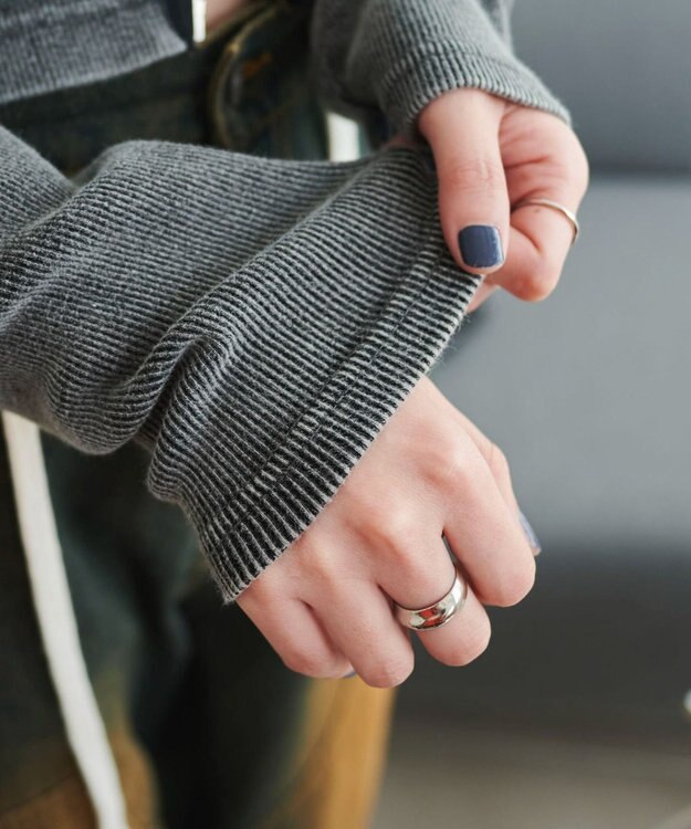 WEGO ヴィンテージライクWZIPトップス スミクロ