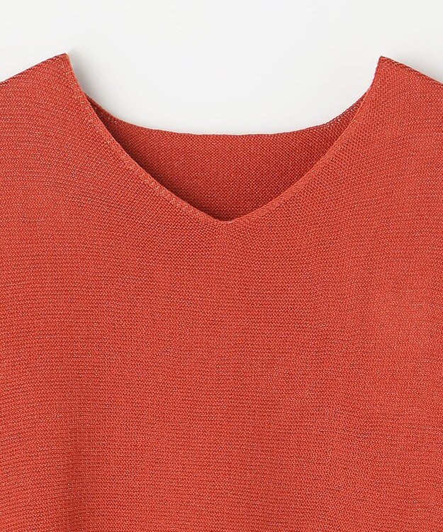 ANY ラメガーターニット オレンジ