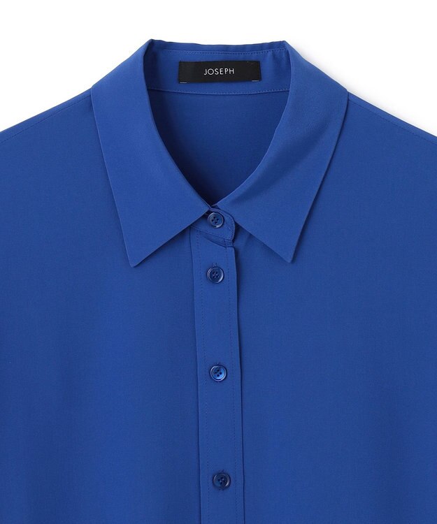 JOSEPH 【洗える】ニューシーディーシー　シャツブラウス Lapis