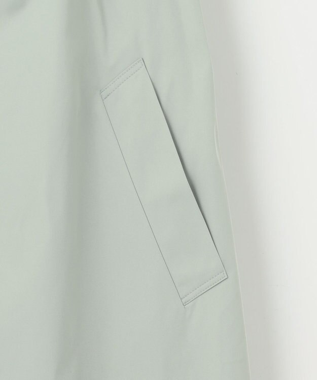 自由区 L 【洗える】メモリーノーカラー コート ミント