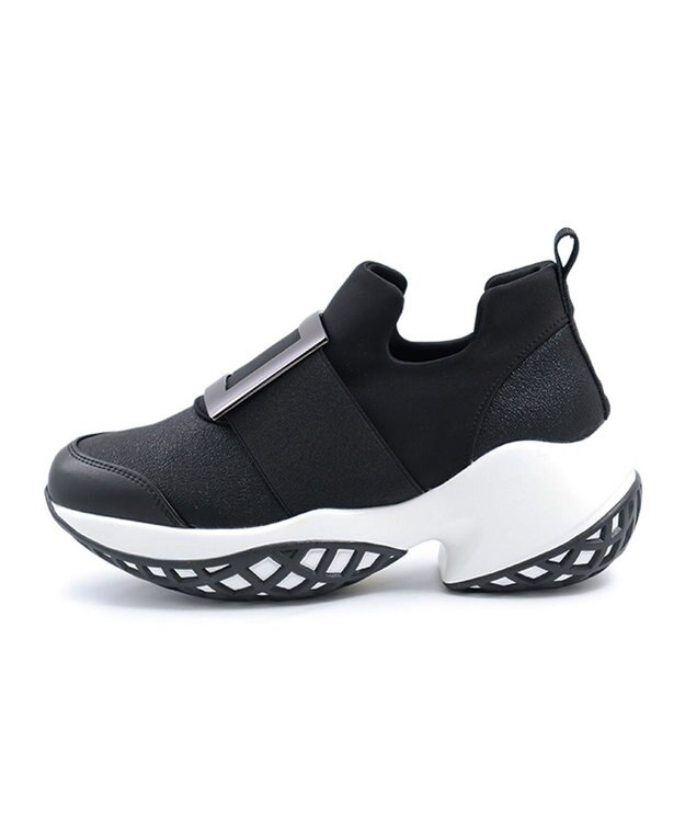 APOM プラットフォームスリップオンスニーカー ブラック