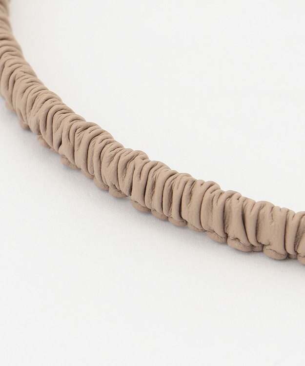 組曲 ギャザーカチューシャ ベージュ系