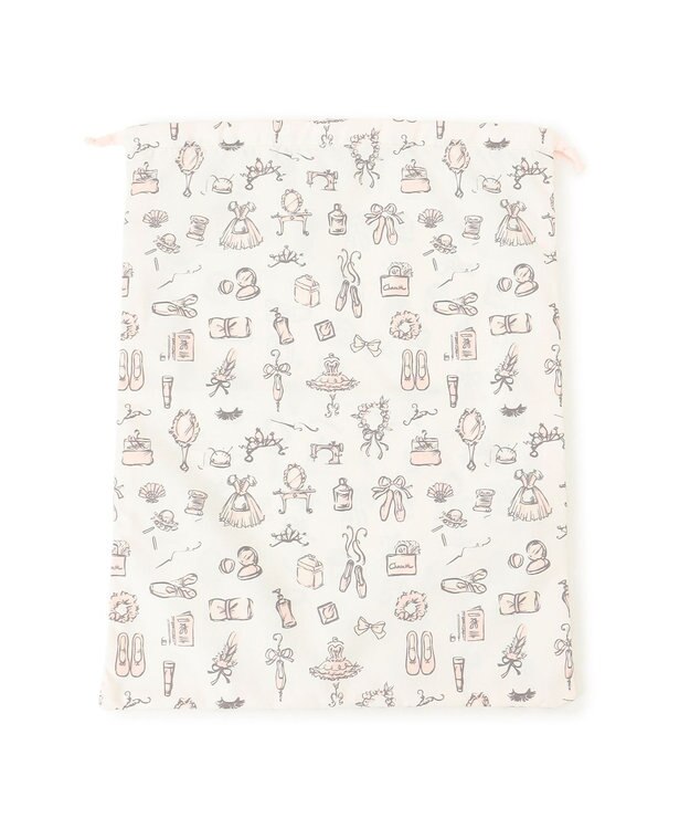 Chacott バレリーナメッシュ巾着L オフホワイト