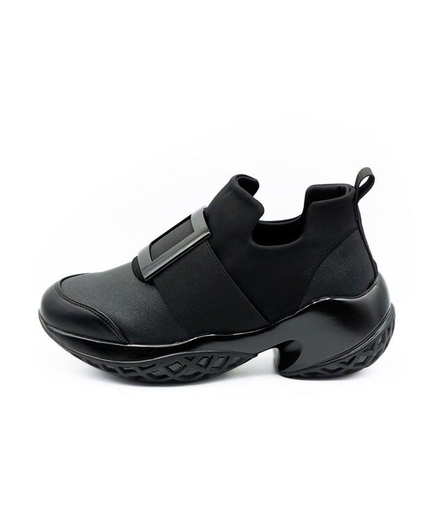 APOM プラットフォームスリップオンスニーカー ブラックB