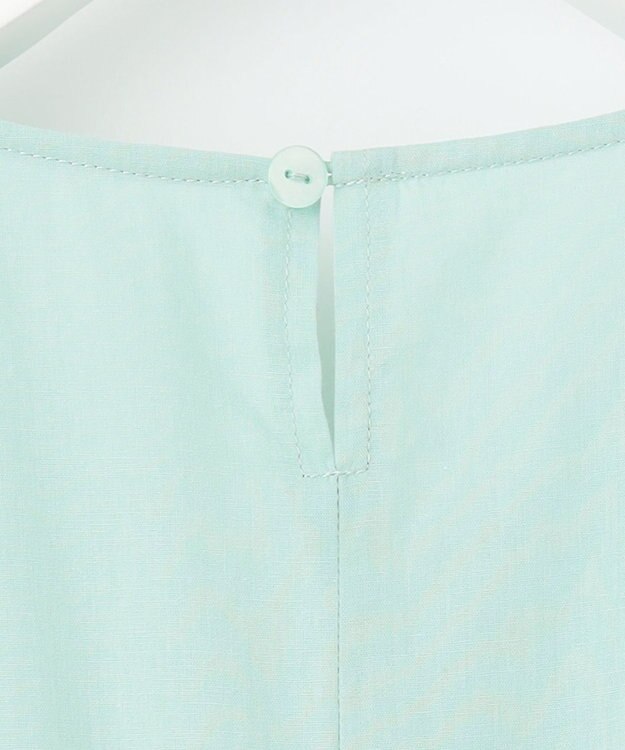 Feroux 【洗える】ドロストデザイン ワンピース グリーン系