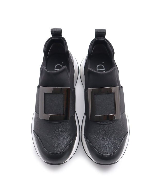 APOM プラットフォームスリップオンスニーカー ブラック