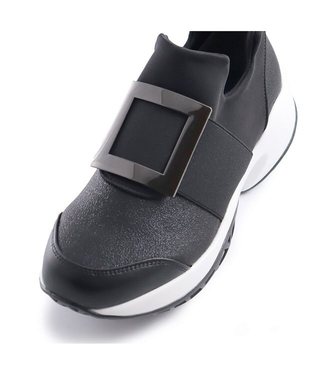 APOM プラットフォームスリップオンスニーカー ブラック