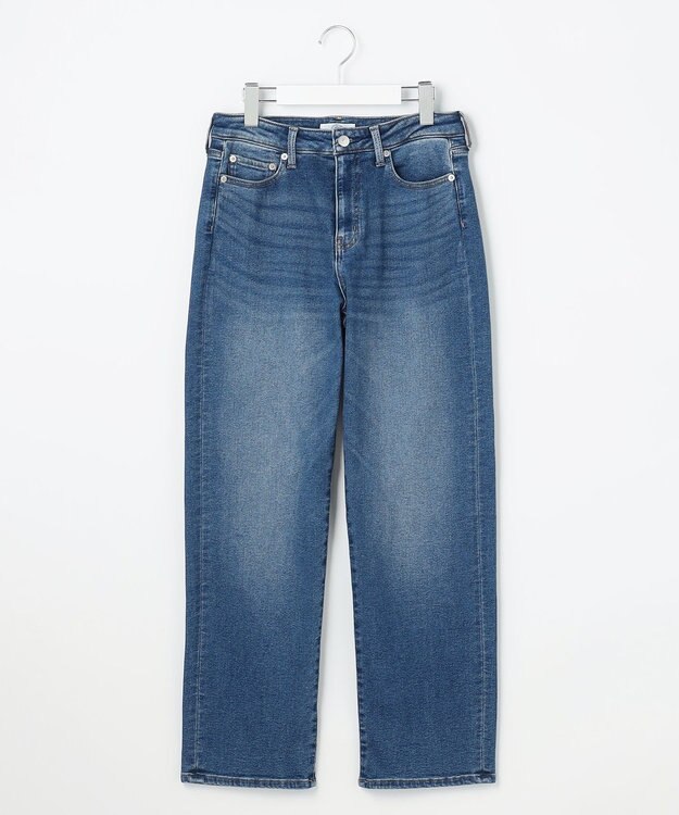 J.PRESS LADIES S 裏起毛ストレッチ デニム パンツ ユーズド系