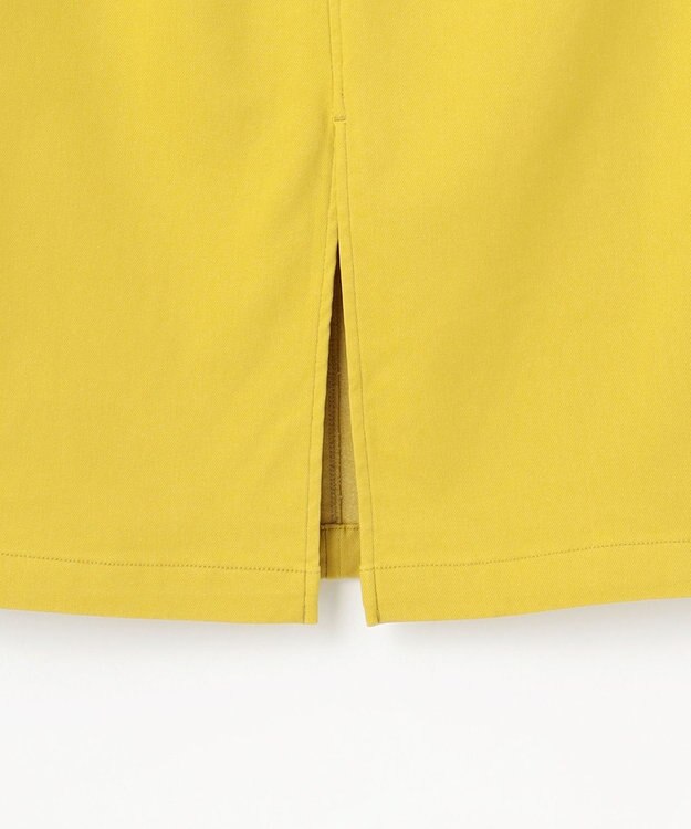 ANY L 【手洗い可/ウエストゴム】裏起毛ハイストレッチタイトスカート イエロー