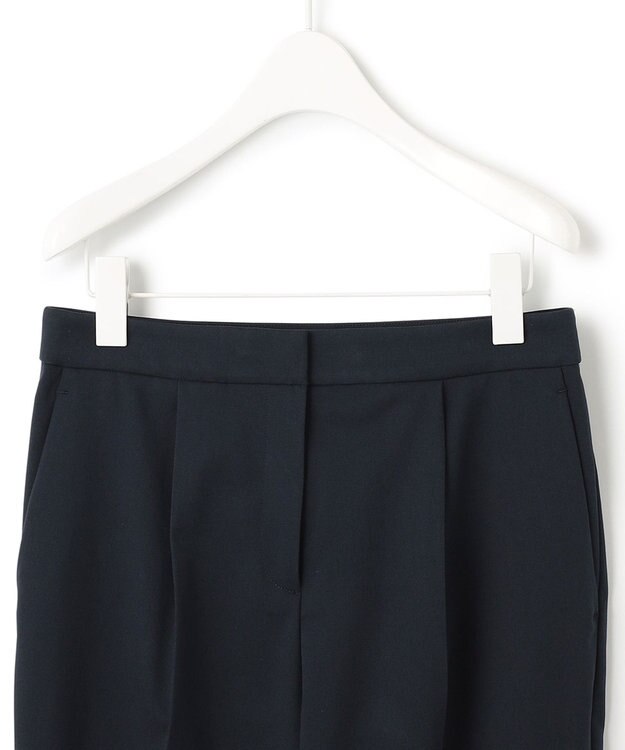 ICB 【洗える】37.5TRストレッチ テーパードパンツ ネイビー系