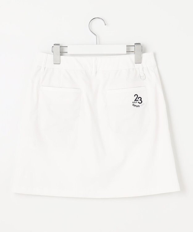 23区GOLF 【WOMEN】スケトラドビーストレッチ 台形 スカート ホワイト系