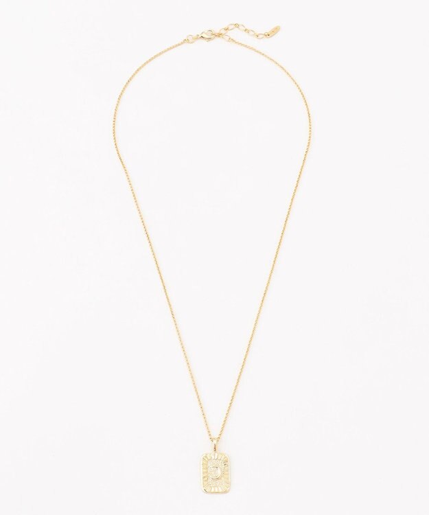 23区 2WAY プレート ネックレス ゴールド系