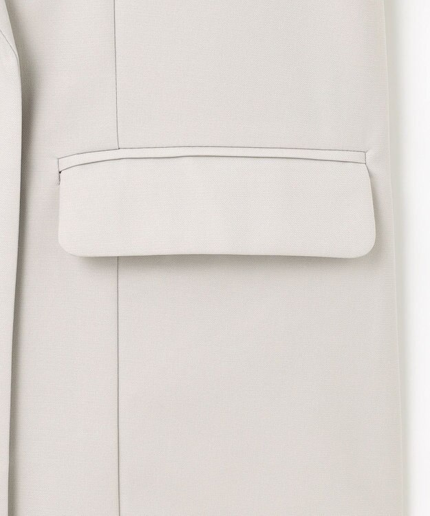 ANY L 【セットアップ着用可】イージーケアライトストレッチダブルジャケット ライトグレー