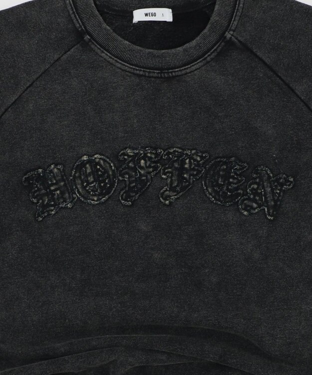 WEGO ショートグラフィックプルオーバー ブラックその他