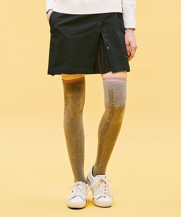 23区GOLF 【WOMEN】ハイパワーストレッチ シフォンコンビ スカート ネイビー系