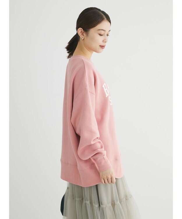 Green Parks 裏起毛ロゴプルオーバー Pink