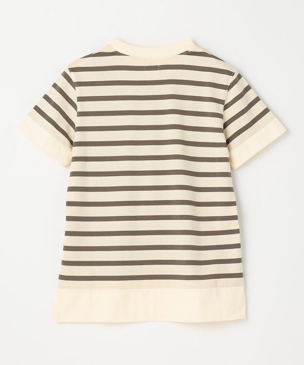 J.PRESS KIDS 【140-170cm】J.半袖ボーダーＴシャツ カーキ系1