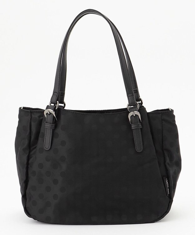 Y'SACCS 【Y’SACCS vous et】ドットジャカード マルチウェイトート Sサイズ ブラック