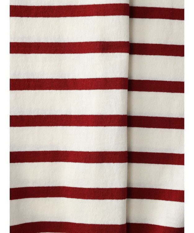 Green Parks ボーダーゆるチュニック Red