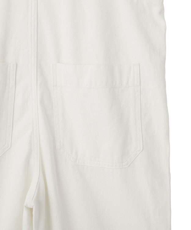 YECCA VECCA 綿麻ツイルサロペット Off White
