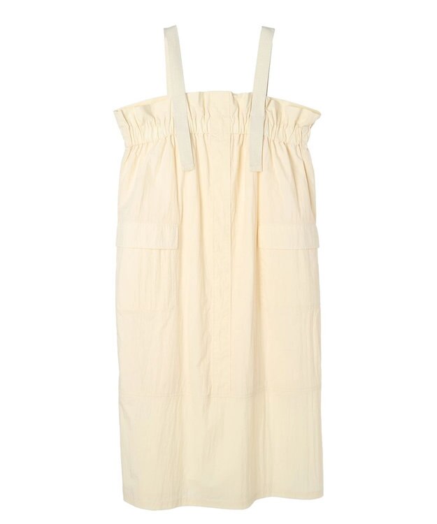 Green Parks ■ＥＳＣＡＲ　ミリタリージャンパースカート Ivory