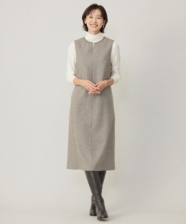 J.PRESS LADIES 【WEB限定】2way 淡水パール イヤカフ リング ゴールド系