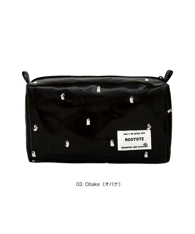 ROOTOTE 3528【ルートート】WR.ポーチ.ラミネート-V 03：オバケ