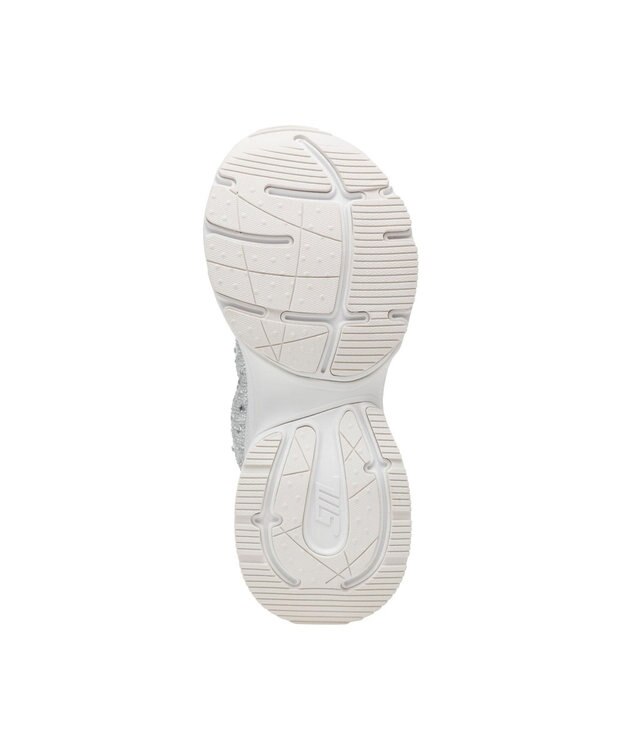 STEVE MADDEN BIONIC2R ラインストーン厚底スニーカー ホワイト